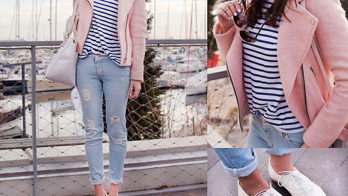 4 Model Celana Jeans yang Keren untuk Dipadukan dengan Striped Shirt, Mau Coba?