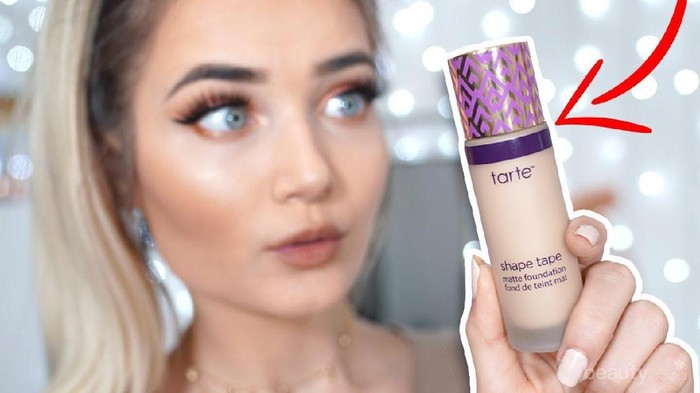 Review Tarte Shape Tape Matte Foundation: Your Instant Photo Filter In a Glass Bottle, Ladies!