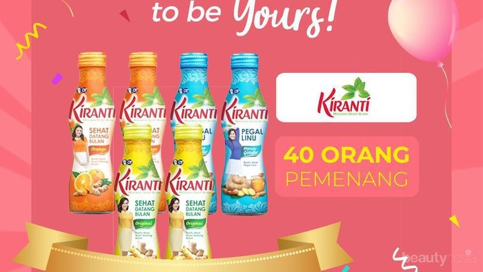 [Winner Announcement] Nggak Cuma Pas Datang Bulan, Kiranti Bisa Lengkapi Hari Sibukmu!