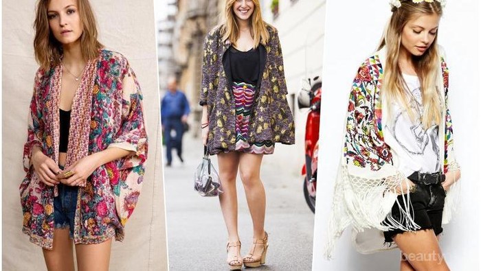 Tampil Lebih Fresh dan Cantik, Ini Dia Inspirasi Mix and Match Baju Kimono!