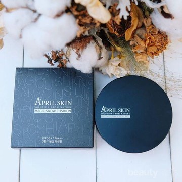 Saatnya Tampil Glowing Natural dengan April Skin Magic Snow Cushion