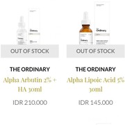 Dimana beli The Ordinary yang Alpha Lipoic Acid nya in stock?