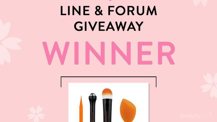 [GIVEAWAY ALERT] Pemenang Line & Forum Giveaway Berhadiah Brush Set Senilai Rp 1.300.000