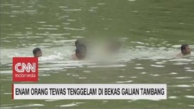 VIDEO: Enam Orang Tewas Tenggelam di Bekas Galian Tambang
