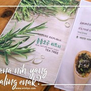 Mana Lebih bagus, Sheet Mask Inisfree atau Nature Republik?