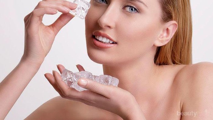 Hanya dengan Es Batu, Pori-Pori Wajah Kamu Bisa Mengecil, Lho! Mau Coba?