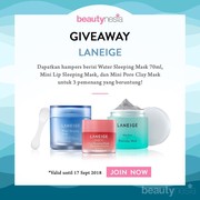 [GIVEAWAY ALERT] Ikutan Giveaway Beautynesia & Dapatkan Laneige Skincare Worth to Rp 2.000.000 Gratis!