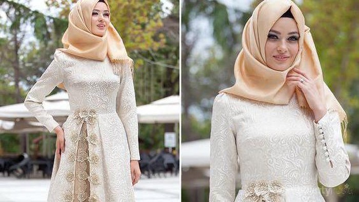 So Chic! Ini 5 Rekomendasi Gaun Hijab Cantik yang Cocok untuk Si Tubuh Gemuk