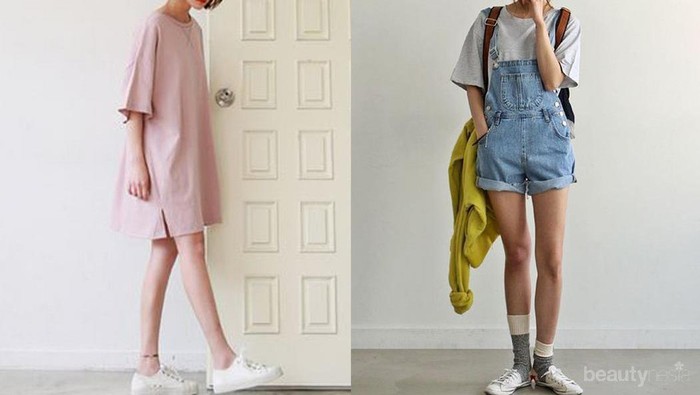 Mulai dari Cute Sampai Seksi, Ini Padu Padan Oversized T-Shirt yang Bisa Kamu Coba!