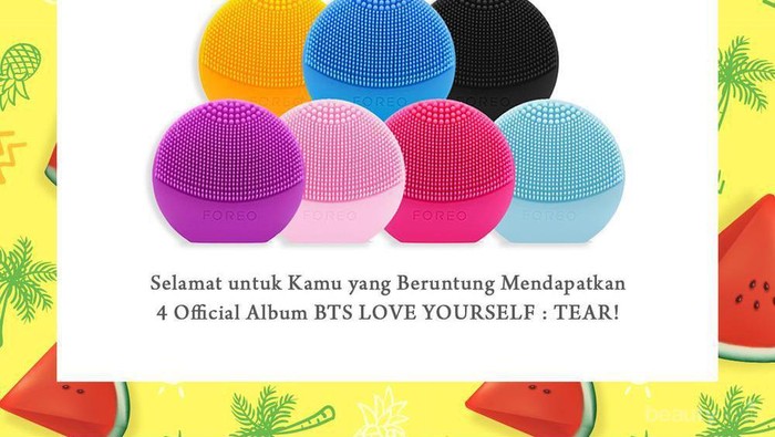 [GIVEAWAY ALERT] Ini 5 Orang Pemenang yang Berhasil Dapatkan FOREO LUNA Play Plus, Selamat!