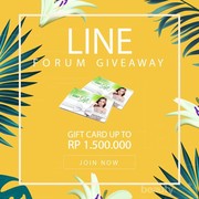 [GIVEAWAY ALERT] Ikutan LINE Forum Comment dan Dapatkan Hadiahnya!