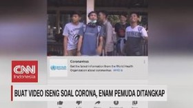 VIDEO: Buat Video Iseng Soal Corona, 6 Pemuda Ditangkap