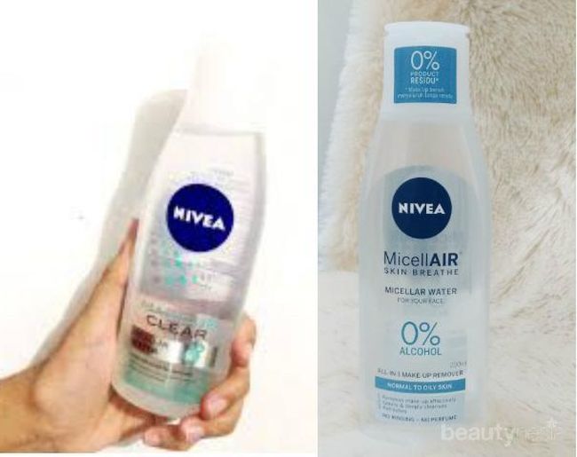 [FORUM] Nivea micellar air dan nivea micellar makeup clear apa bedanya ya?