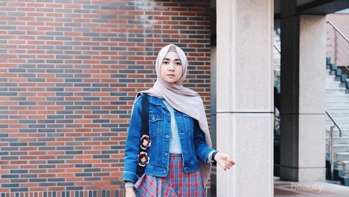 Modis Banget! Inspirasi Style Hijab untuk Kuliah di Luar Negeri Ala Richaeu Ini Wajib Kamu Contek