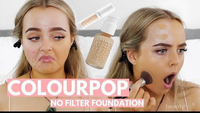 Enggak Perlu Filter Foto Lagi Setelah Menggunakan Colourpop No Filter Foundation, Ladies!