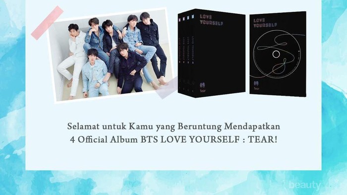 [GIVEAWAY ALERT] Ini 4 Orang yang Beruntung Dapatkan Hadiah Korean Album BTS, Selamat Ladies!