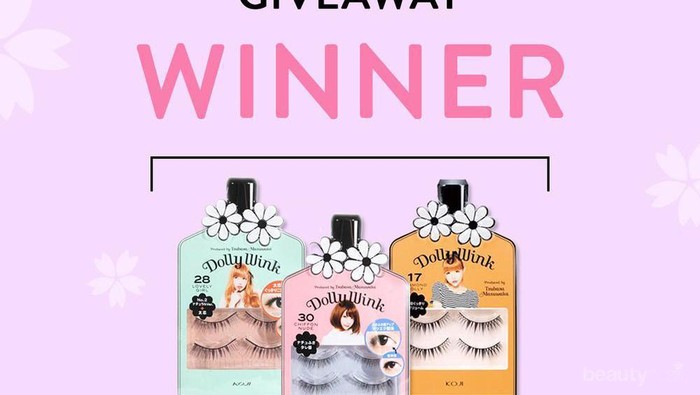 [GIVEAWAY ALERT] 20 Pemenang Instagram & Forum Koji Dolly Wink Eyelash Senilai Rp500 Ribu