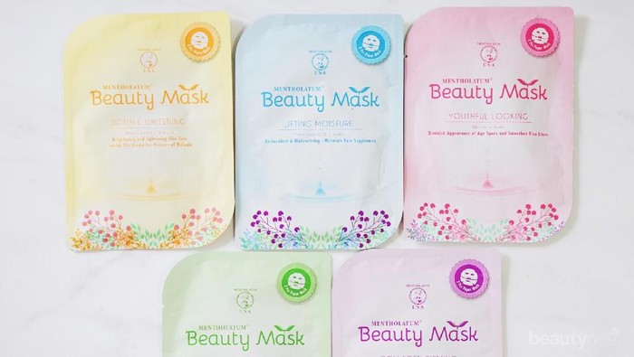 Mentholatum Beauty Mask, Masker Wajah untuk Meremajakan Kulit yang Harus Kamu Coba!