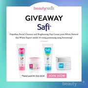 [GIVEAWAY ALERT] Ikutan Giveawaynya & Dapatkan Skincare Safi Gratis dari Beautynesia