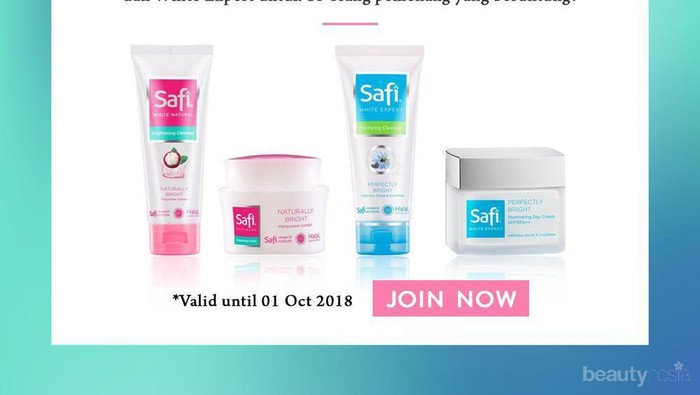 [GIVEAWAY ALERT] Ikutan Giveawaynya & Dapatkan Skincare Safi Gratis dari Beautynesia