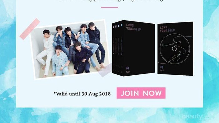 [GIVEAWAY ALERT] Ikutan Giveaway Beautynesia, Dapat Korean Album BTS! Mau?