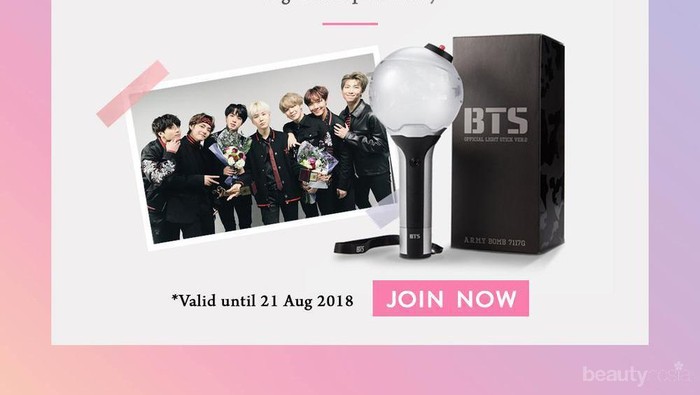 [GIVEAWAY ALERT] Pecinta K-pop Mau BTS Lightstick? Yuk, Ikutan Giveawaynya!
