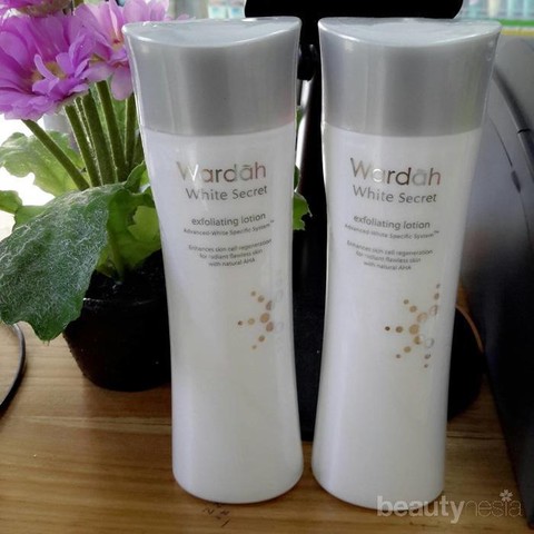 Wardah white secret store exfoliating lotion