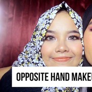 [FORUM] Opposite Hand Makeup Challenge, Ada yang udah coba?