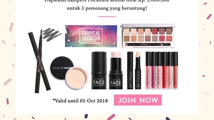 [GIVEAWAY ALERT] Mau Makeup Focallure Gratis? Cukup Repost & Beri Komentar di Forum Sebanyak-banyaknya!