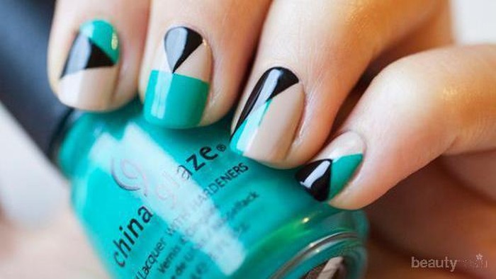 Enggak Pake Repot, Ini Cara Menghias Kuku Hanya dengan Kutek dan Selotip