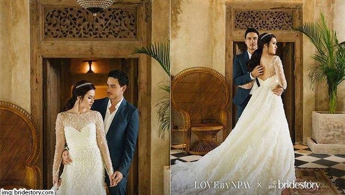 Yuk, Intip Megahnya Gaun Pernikahan Mewah yang Dipakai 4 Selebriti Indonesia Ini