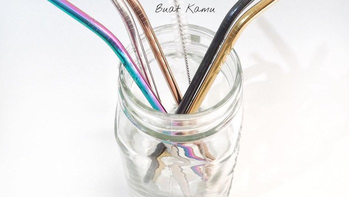 [FORUM] Sedotan Stainleess yang fancy, bikin gaya kece dengan cinta lingkungan!