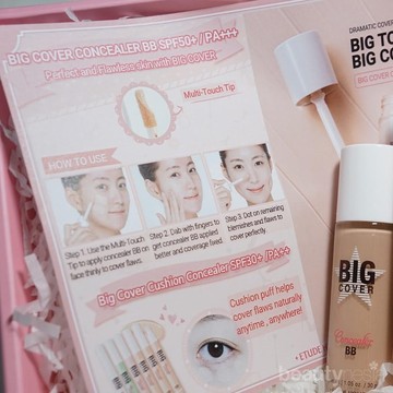img-title Tutupi Ketidaksempurnaan Wajah Kamu dengan Etude House Big Cover Concealer BB