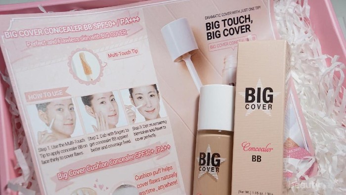 Tutupi Ketidaksempurnaan Wajah Kamu dengan Etude House Big Cover Concealer BB