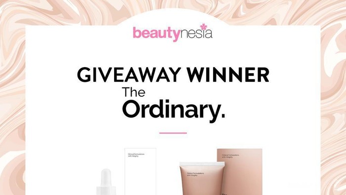[GIVEAWAY ALERT] 4 Pemenang Giveaway Berhadiah Serum & Sunscare The Ordinary