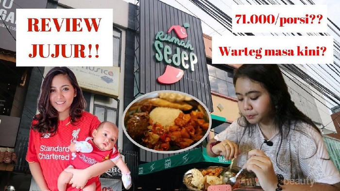 [FORUM] Harganya lumayan, makanan 'Rumah Sedep' Rachel Vennya menurut kamu enak ga?