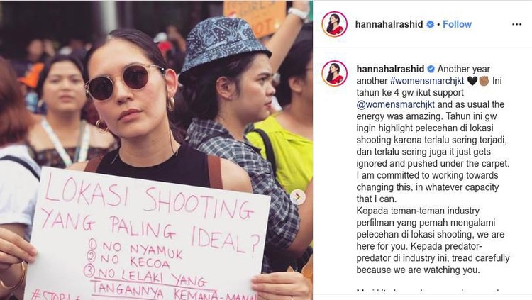 Artis Hannah Al Rashid sebelumnya mengungkapkan kasus pelecehan seksual di dunia hiburan. Selain dia, siapa lagi ya Bun?