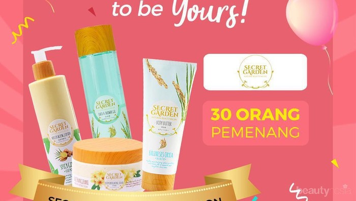 [Winner Announcement] Mau Wajah Cerah Bebas Kusam? Coba Secret Garden Ekstrak Beras!