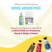 Beautynesia Instagram Giveaway Winner Announcement!