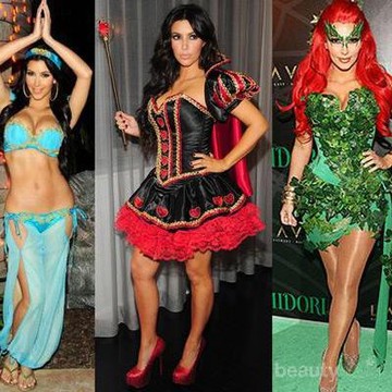 Masih Enggak Bisa Move On dari Halloween, Intip Gaya Kim Kardashian dari Tahun ke Tahun Ini!