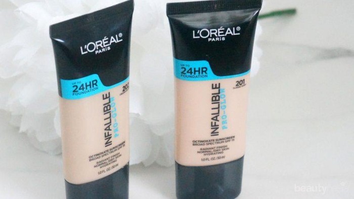 #NEWS Jadi Foundation Drugstore  Terbaik, Ini Review L'Oreal Paris Infallible Pro Glow Foundation