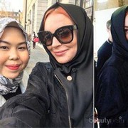 [FORUM] Lindsay Lohan berhijab nggak sih sebenarnya?