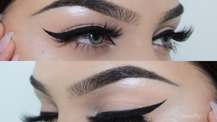Ini Lho Cara Bikin Bikin Winged Liner dengan Eyeliner Gel, Lengkap dengan Teknik Rahasianya!