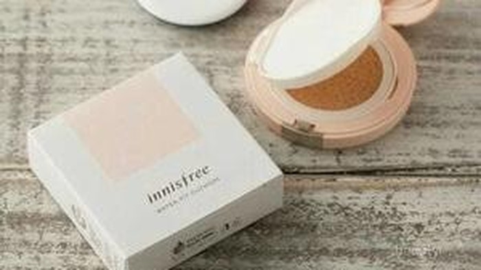 Innisfree Skinny Coverfit Cushion, Hasil Matte dan Skinny dalam Satu Tepukan