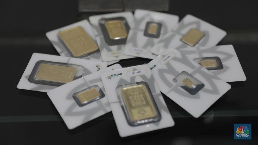 Emas Antam (CNBC Indonesia/ Tri Susilo)