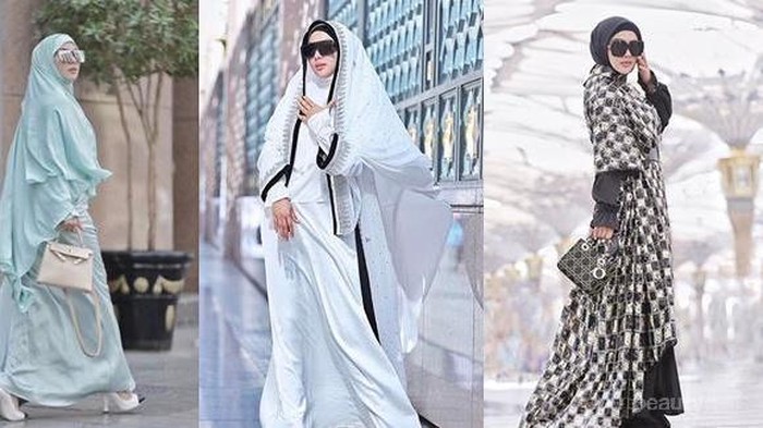 Style Umroh Para Selebriti Tanah Air Ini Terlihat Anggun dalam Balutan Busana Syar'i!