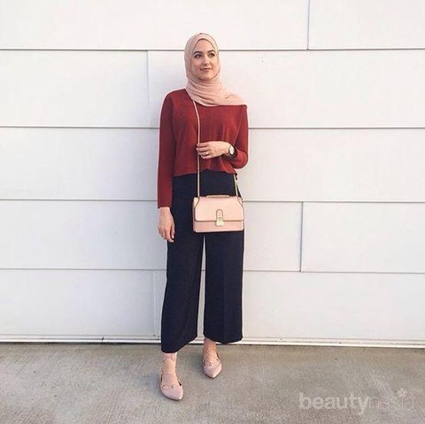 Gaya casual 2025 wanita hijab