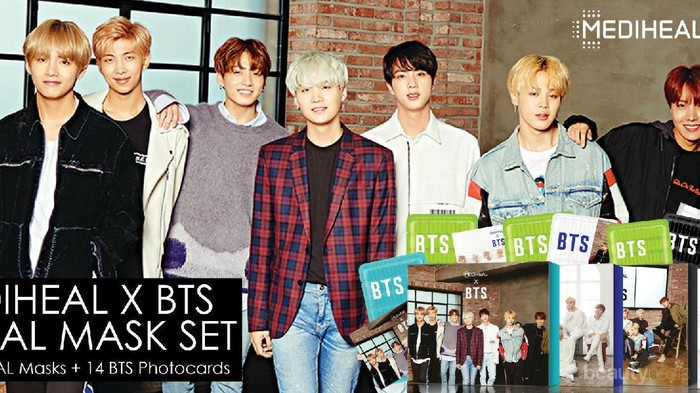 #NEWS Penggemar BTS? Simak Review Kolaborasi Skincare Mediheal x BTS Yuk
