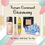 [GIVEAWAY ALERT] Forum Comment Giveaway dengan Hadiah Paket Makeup Senilai Total Rp 1.500.000!