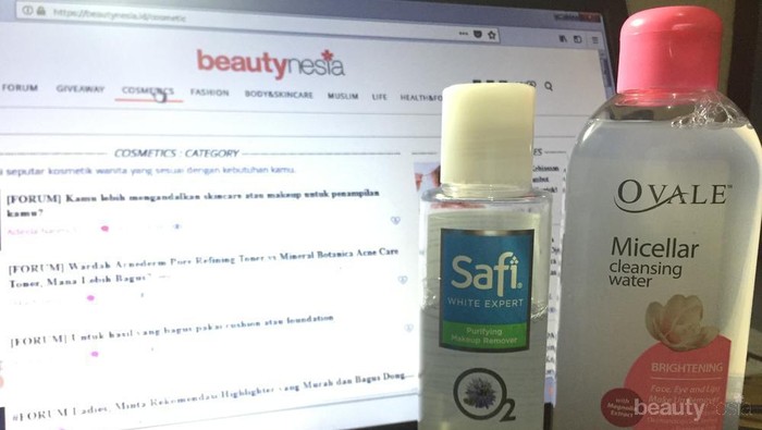[FORUM] SAFI Purifiying Makeup Remover atau Ovale Cleansing Water yang lebih bagus?